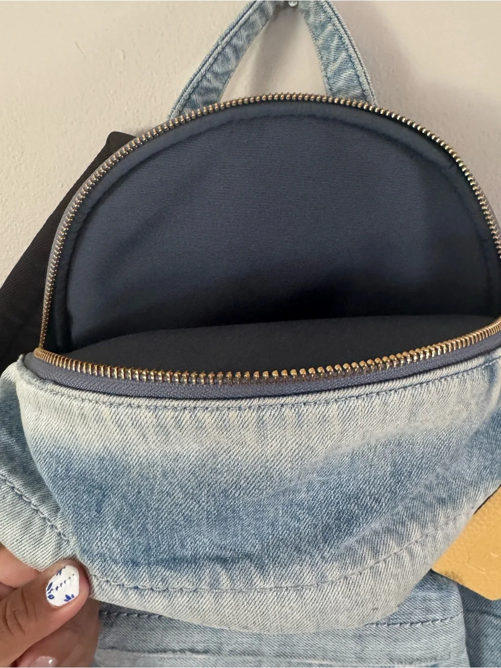 Coach Taylor Denim Blue Backpack